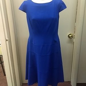Anne Klein Royal Blue Dress Siz 12